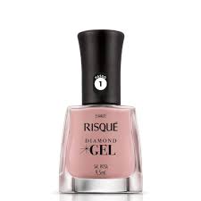 Risqué Esmalte Diamond Gel: Sal Rosa (9,5ml)